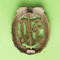 Německo-Třetí říše - Sportovní odznak DRL (německý říšský tělocvičný spolek), signováno