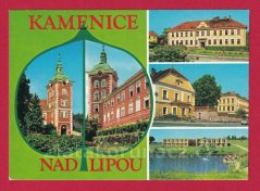 Kamenice nad Lipou - zámek, budovy, jezero