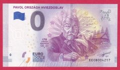 0 Euro souvenir - Pavol Országh Hviezdoslav