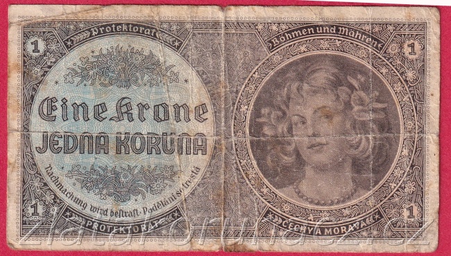 1 koruna 1940 D 039