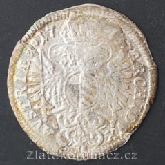 3 krejcar 1713 Mnichov