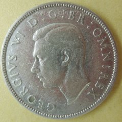 Anglie - 1 florin (2 shillings) 1941