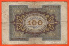Německo - 100 Mark 1.11.1920 - série Q-F