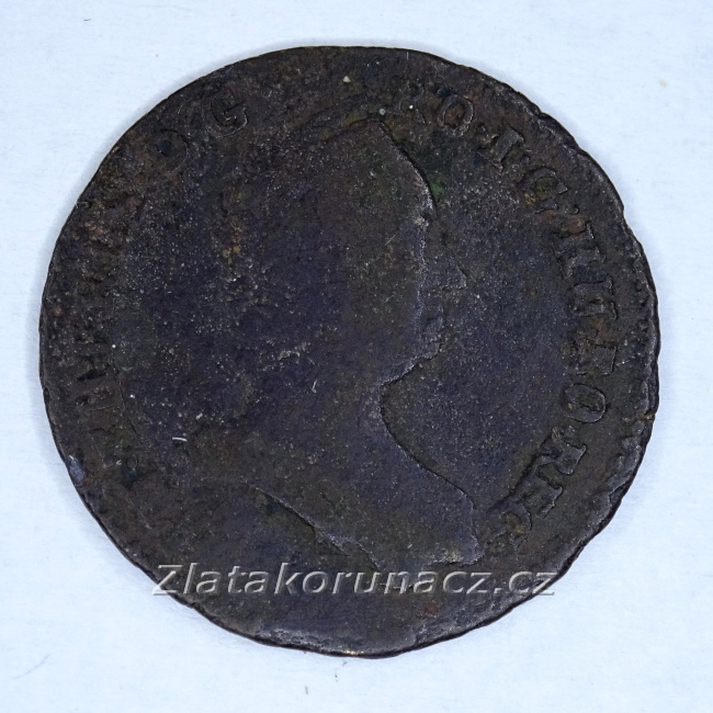 Fenik-1/4 krejcar 1765-varianta II.