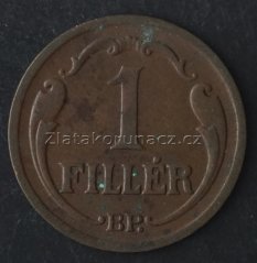 Maďarsko - 1 fillér 1928 BP