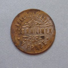 Česká známka ku hře Nakladatelství Jos.R.Vilímek v Praze