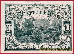 Grein - 10 haléřů - 1920