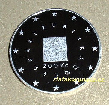 2004 - 200Kč - Vstup ČR do EU Proof