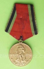 SSSR - Jubilejní medaile 20. výročí Vlastenecké války 1945-1965