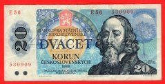 Československo - 20 Korun - 1988 E 56