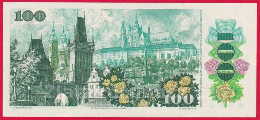Československo - 100 korun 1989 A 09