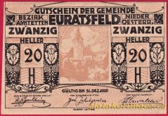 Euratsfeld - 20 haléřů - 1920