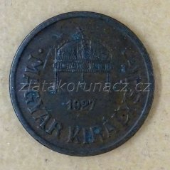 Maďarsko - 2 fillér 1927 BP