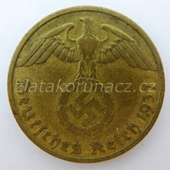 Německo - 10 Reichspfennig 1937 F