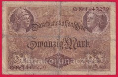 Německo - 20 mark 5.8.1914 - série Q