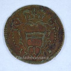 Fenik-1/4 krejcar 1765-varianta III.