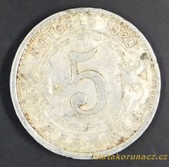 Německo - Witten - 5 pfennig 1920