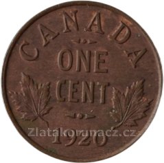 Kanada - 1 cent 1920 varianta