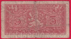 5 Kčs 1949 A 71
