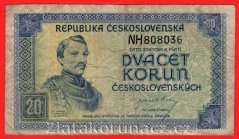 20 Kčs b.l.1945 NH