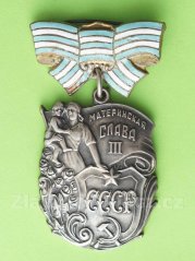 SSSR-Rusko - Řád mateřské slávy III. třída