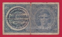 1 Koruna b.l.1938/1940 A 068- ruční přetisk