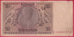 Německo - 20 Reichsmark 22.1.1929 - série Y-B