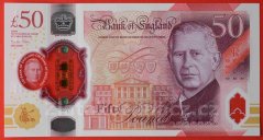 Anglie - 50 Pounds 2023