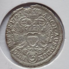 3 krejcar - 1721 Vídeň