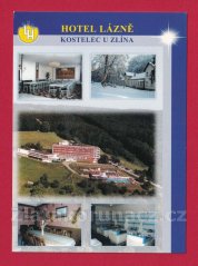 Kostelec u Zlína - Hotel Lázně, pohled z výšky