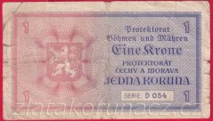 1 koruna 1940 D 054
