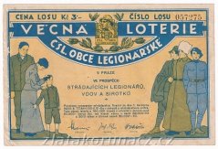 Los - 3 Kč - Strádající legionáři, vdovy a sirotci - r.1934