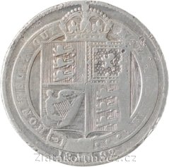 Anglie - 1/2 crown 1892