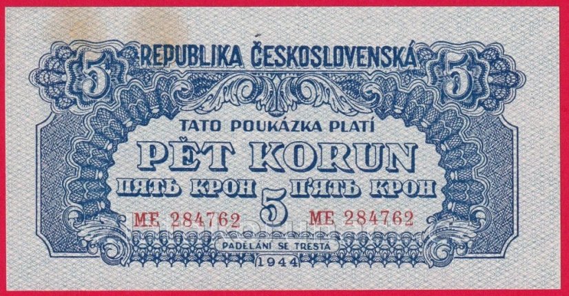 5 korun 1944 ME