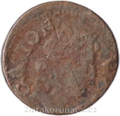 Francie - Dombes - 1 denier (Tournois) 1652-1654
