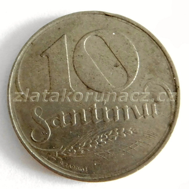 Lotyšsko - 10 santimi 1922