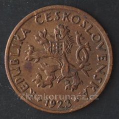 5 haléř 1923