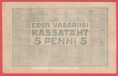 Estonsko - 5 Penni 1919