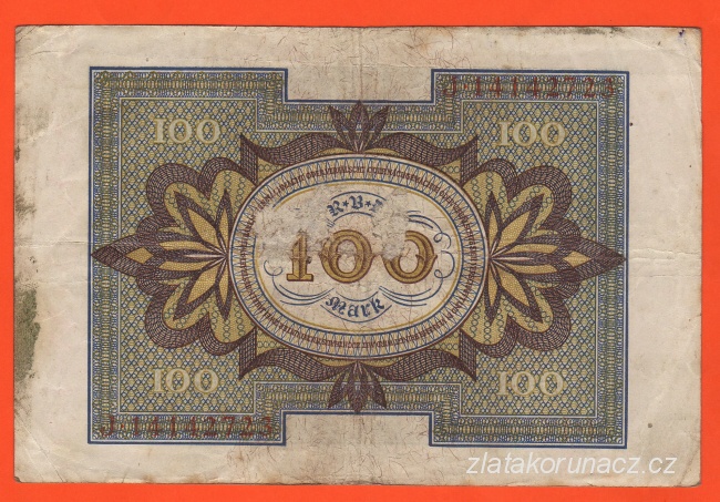 Německo - 100 Mark 1.11.1920 - série J-L