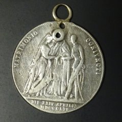 Přívěšek - zlatník 1854 A F.J.I.