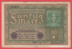 Německo - 50 mark 24.6.1919 - série OHa-pořadí 1