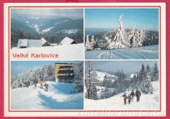 Velké Karlovice-zimní pohled