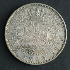 Německo - Sasko - 1 tolar 1829 S Anton