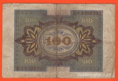 Německo - 100 Mark 1.11.1920 - série E-H