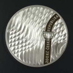 2020 - 200 Kč Založení Střední uměleckoprůmyslové školy sklářské v Železném Brodu Proof