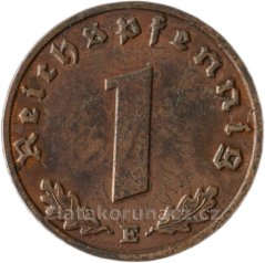 Německo - 1 Reichspfennig 1938 E