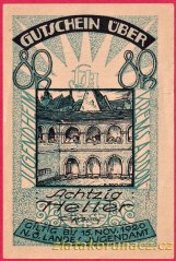 Kremže na Dunaj - 80 haléřů - zelená - 1920