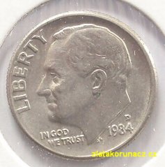 USA - 1 dime 1984 D