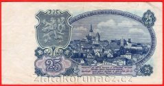 25 Kčs 1953 AC-ruský číslovač