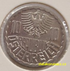 Rakousko - 10 groschen 1988